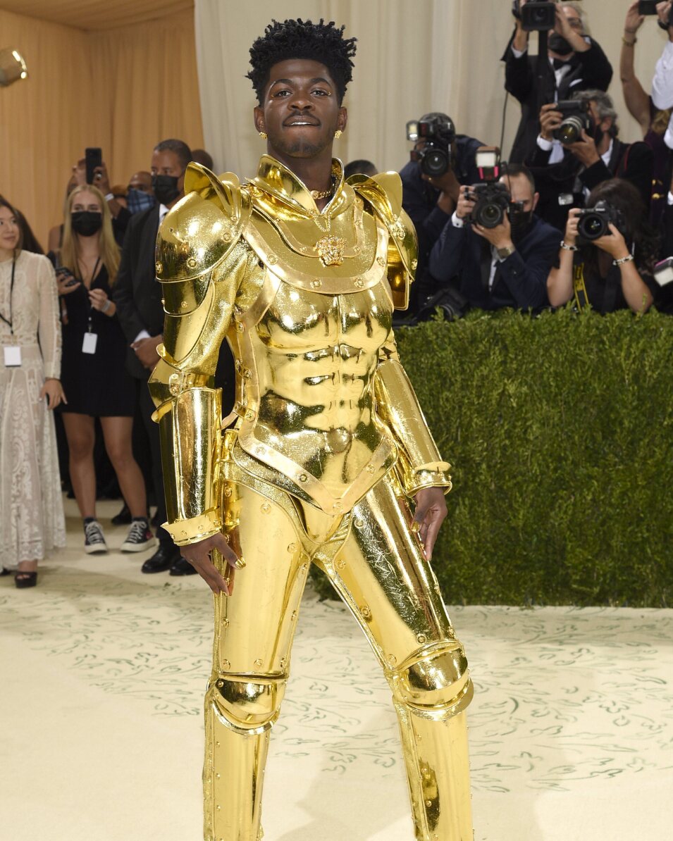 Lil Nas X con su segundo look en la MET Gala 2021