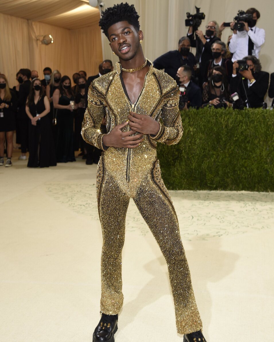Lil Nas X con su tercera mirada a la Gala Met 2021