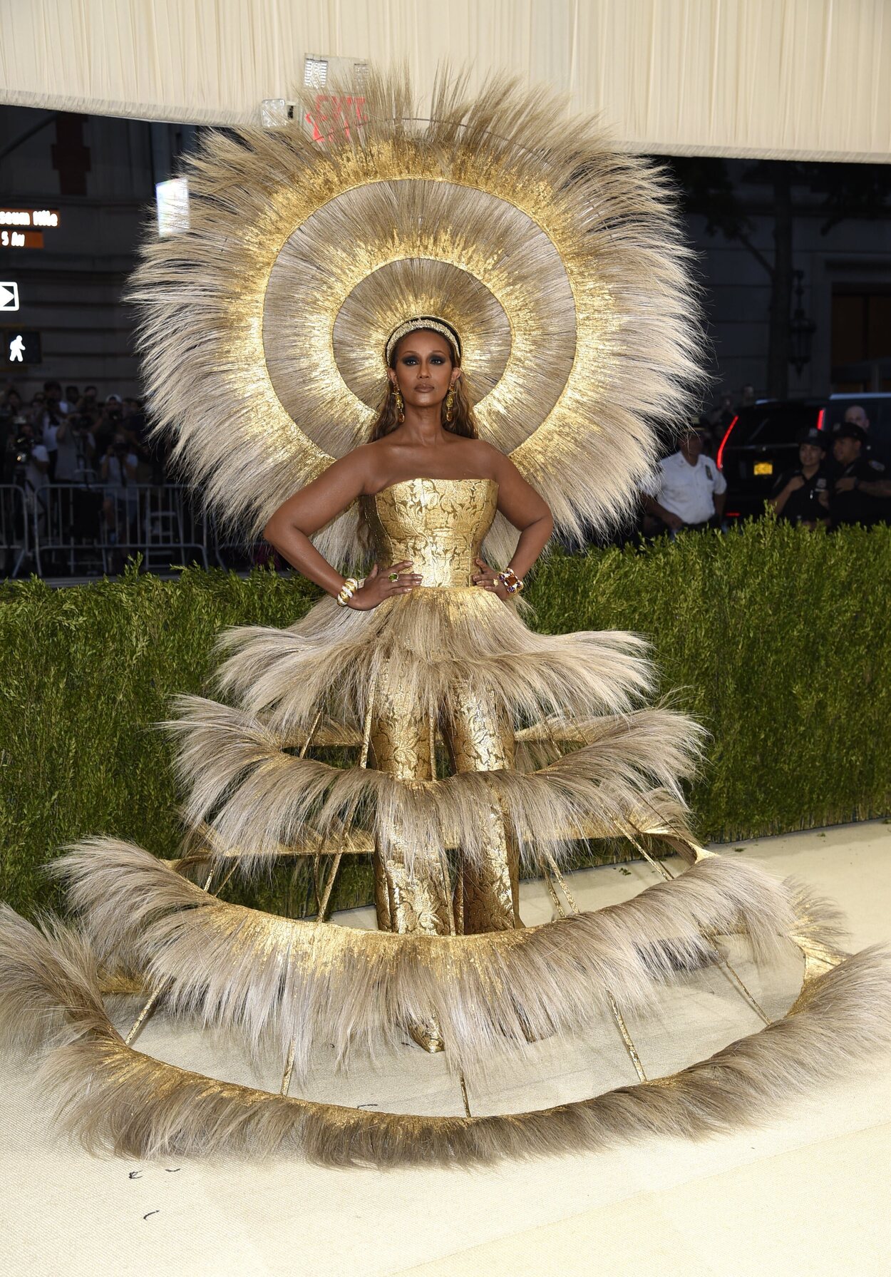Iman de Harris Reed en la MET Gala 2021