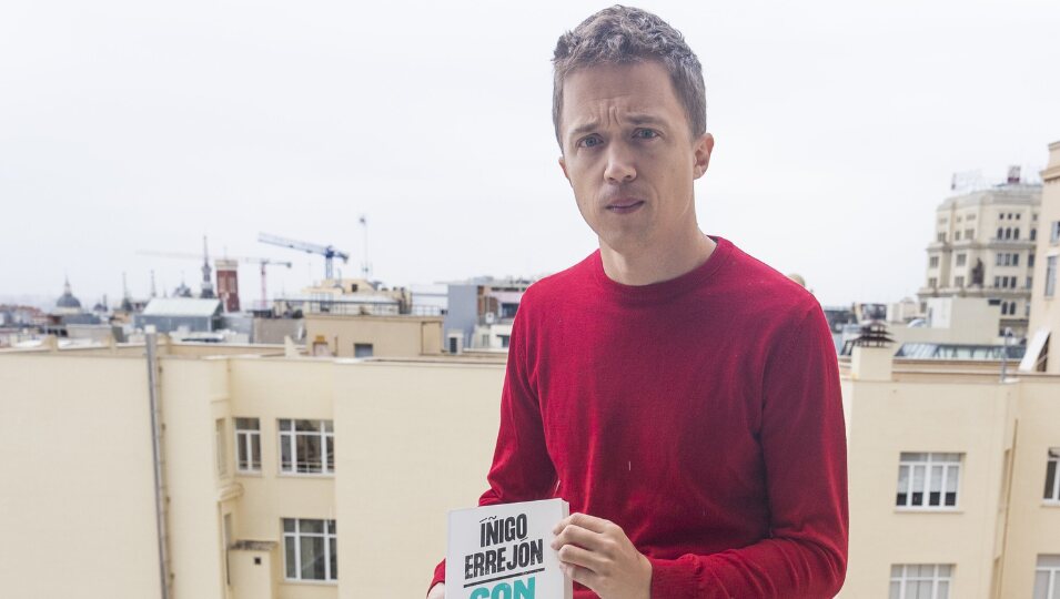 Íñigo Errejón en la presentación de su libro en Madrid