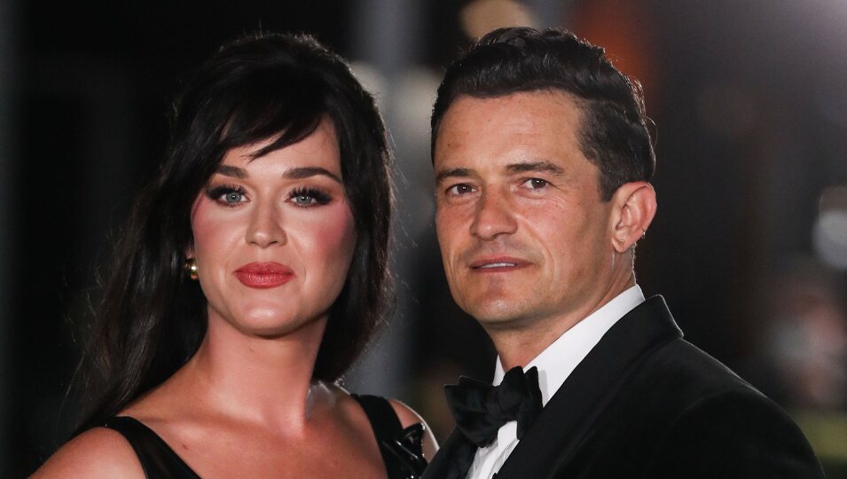 Katy Perry y Orlando Bloom  en la presentación del Academy Museum Of Motion Pictures