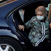 Irene de Grecia a su llegada al concierto por el 30 aniversario de la Escuela Superior de Música Reina Sofía