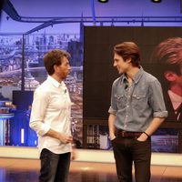 El actor Martín Rivas con el pelo largo en 'El Hormiguero'