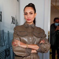 Hiba Abouk acude a la presentación de una nueva colección de calzado de Xti