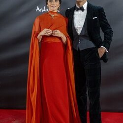 María García de Jaime y Tomás Páramo en los Premios Elle Style 2021 en Sevilla