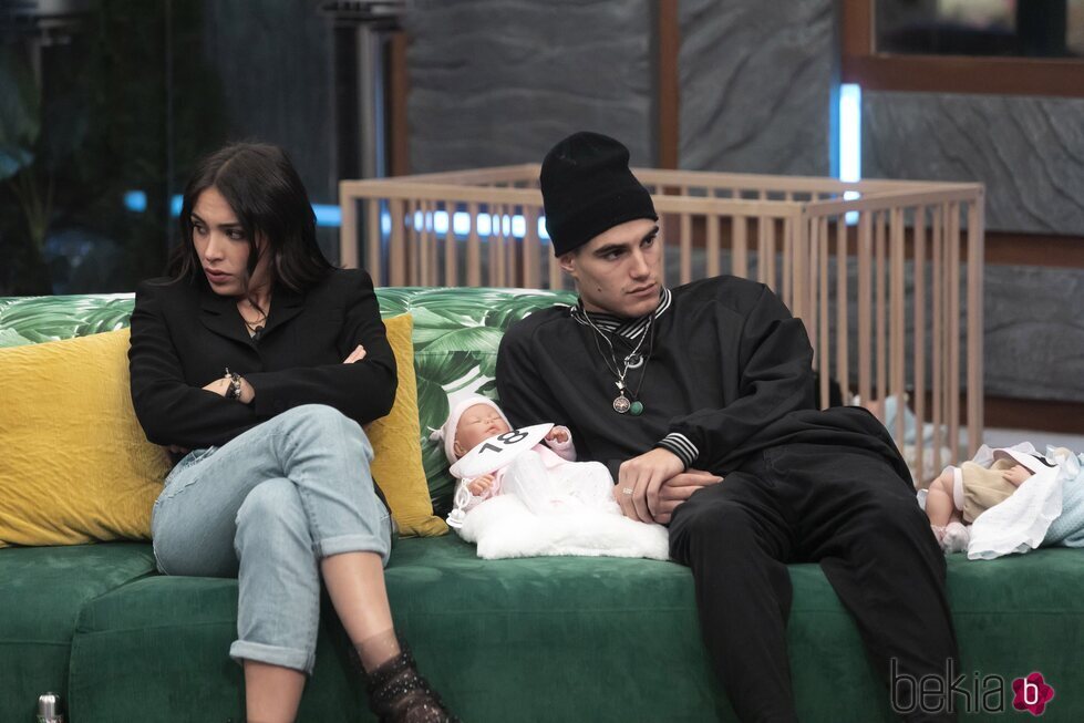 Sandra Pica y Julen en la gala 8 de 'Secret Story'