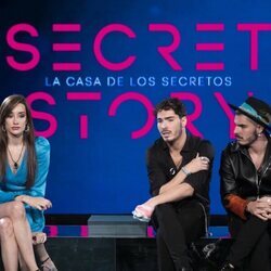 Adara y los Gemliers en la sala de expulsión en la gala 8 de 'Secret Story'