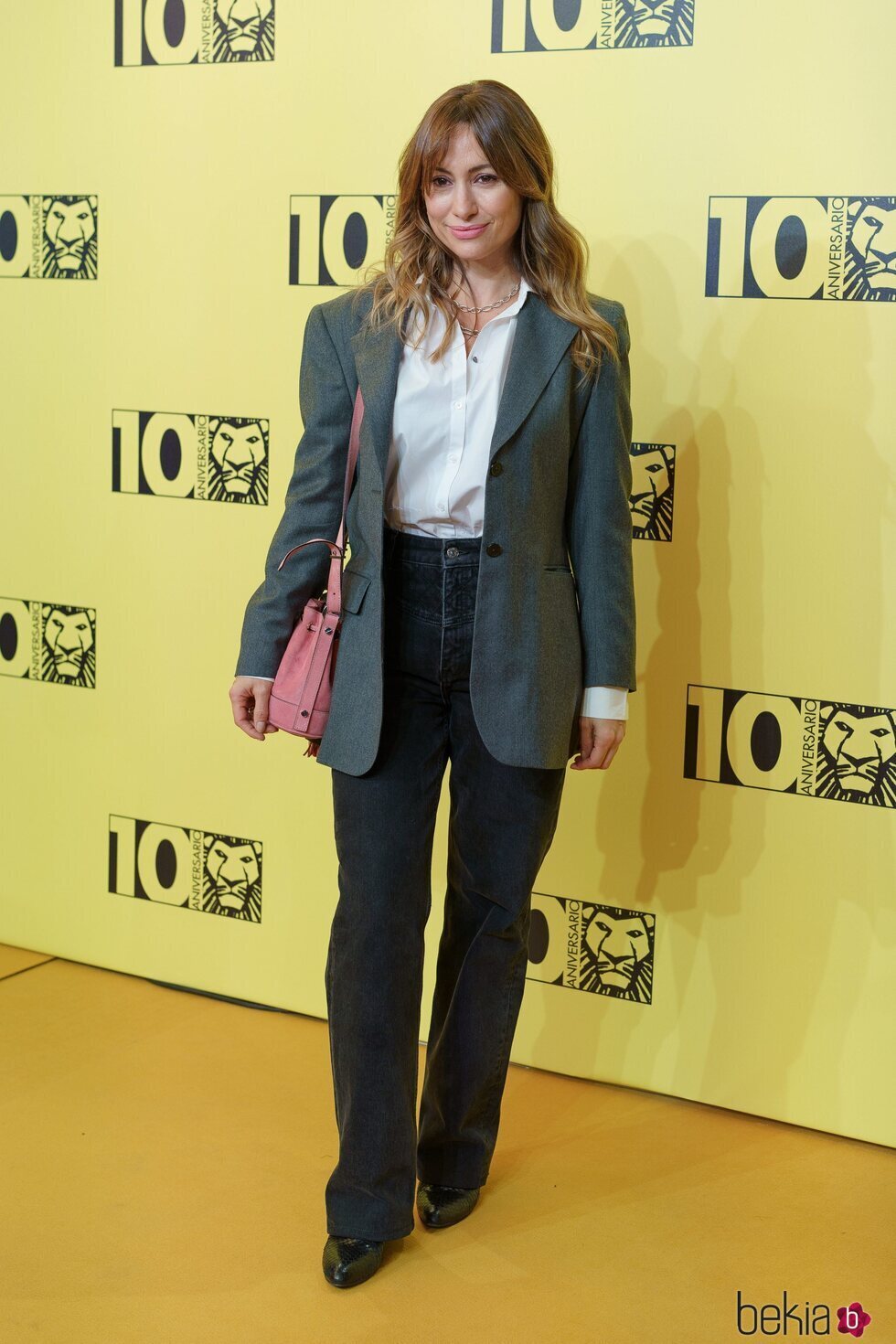 Natalia Verbeke en el décimo aniversario del musical El Rey León