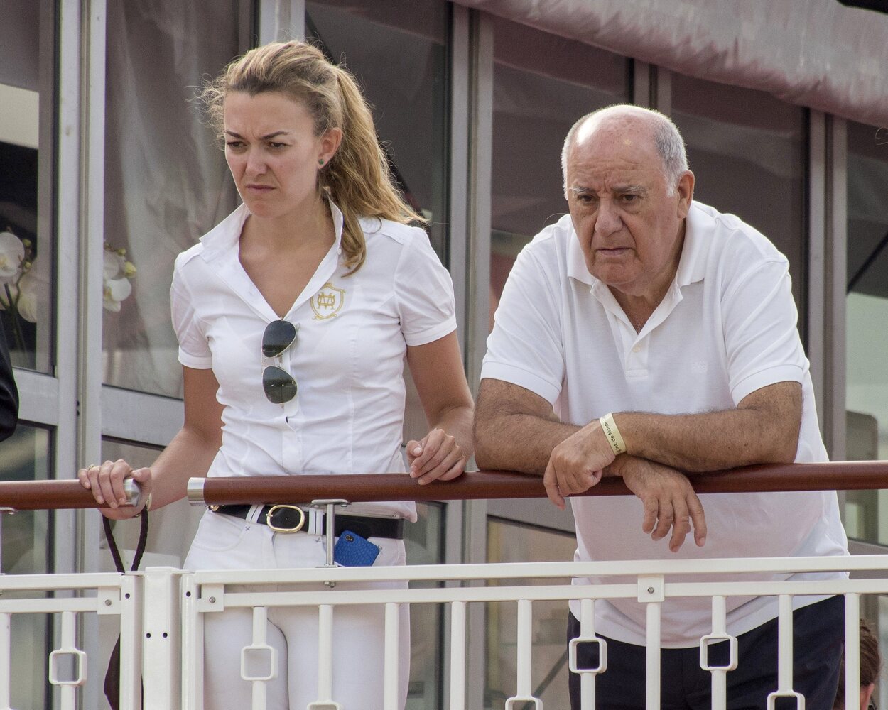 Marta y Amancio Ortega en Montecarlo en 2014