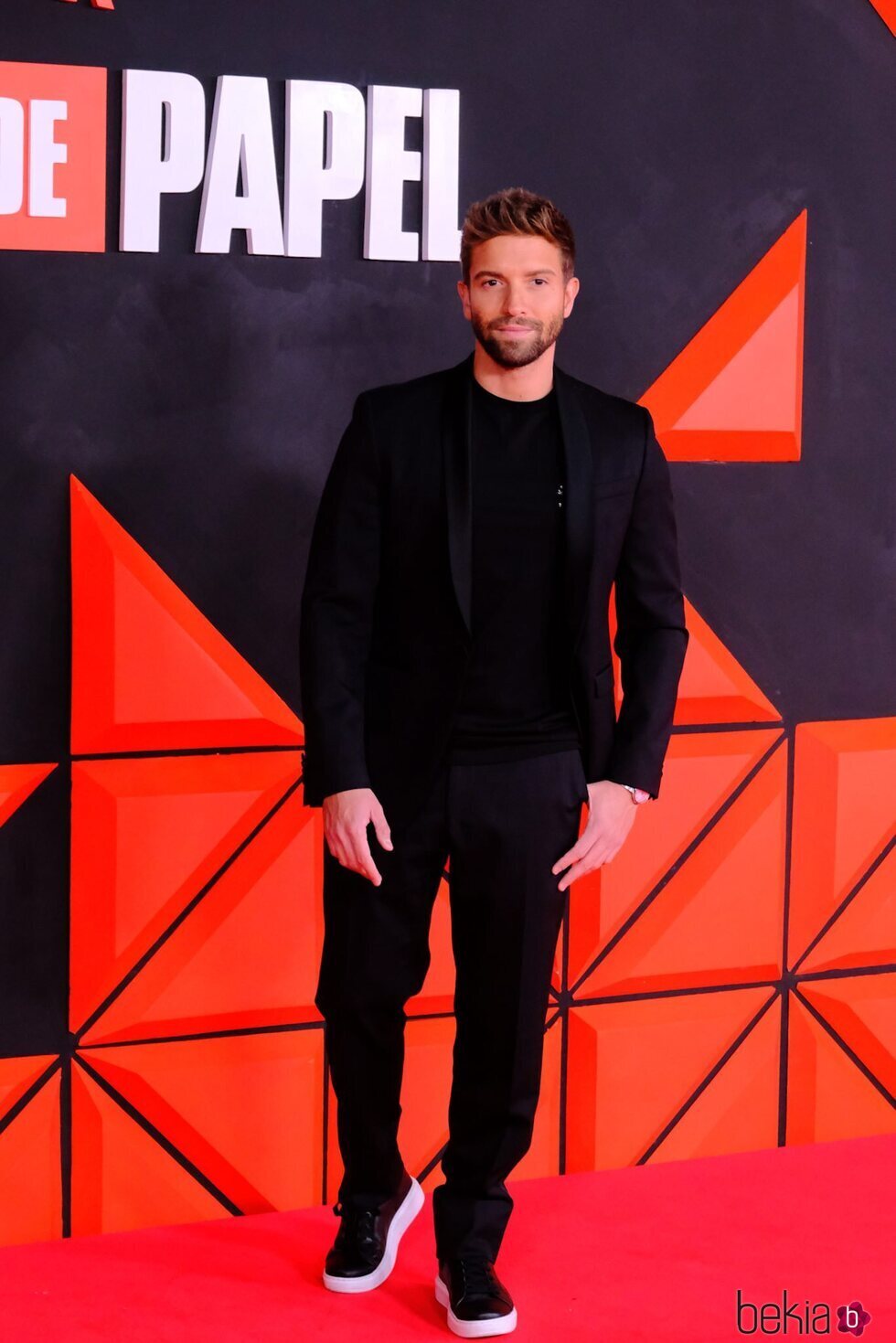 Pablo Alborán en la premier del final definitivo de 'La casa de papel'
