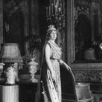 La Reina Victoria Eugenia en un retrato oficial