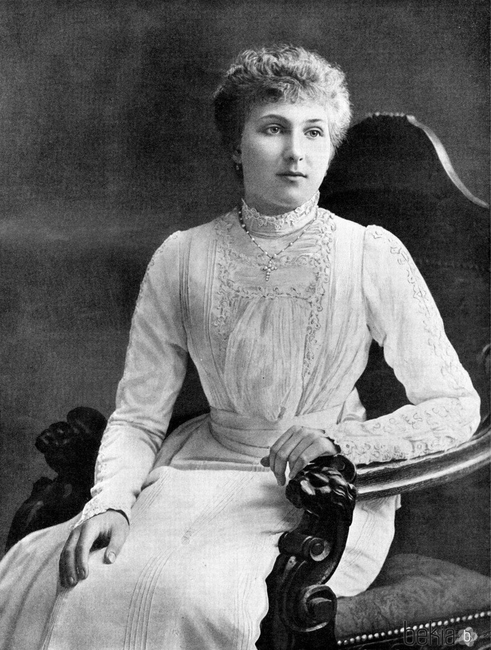 La Reina Victoria Eugenia cuando era joven