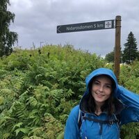 Ingrid Alexandra de Noruega haciendo una ruta