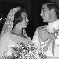 Constantino y Ana María de Grecia en su boda