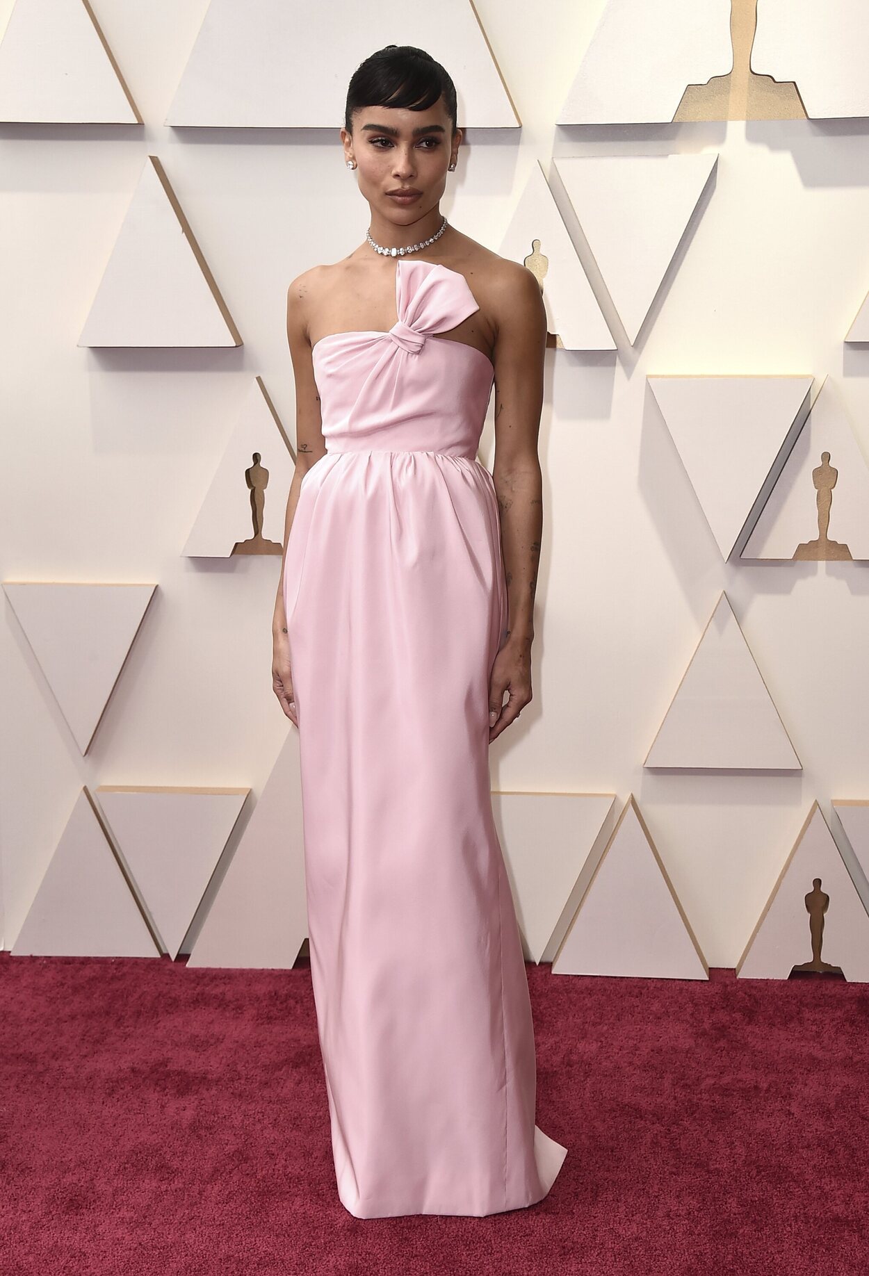 Zoë Kravitz de Saint Laurent en los Premios Oscar 2022