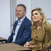 Máxima de Holanda y Maarten van Ooijen en el lanzamiento de MIND Us