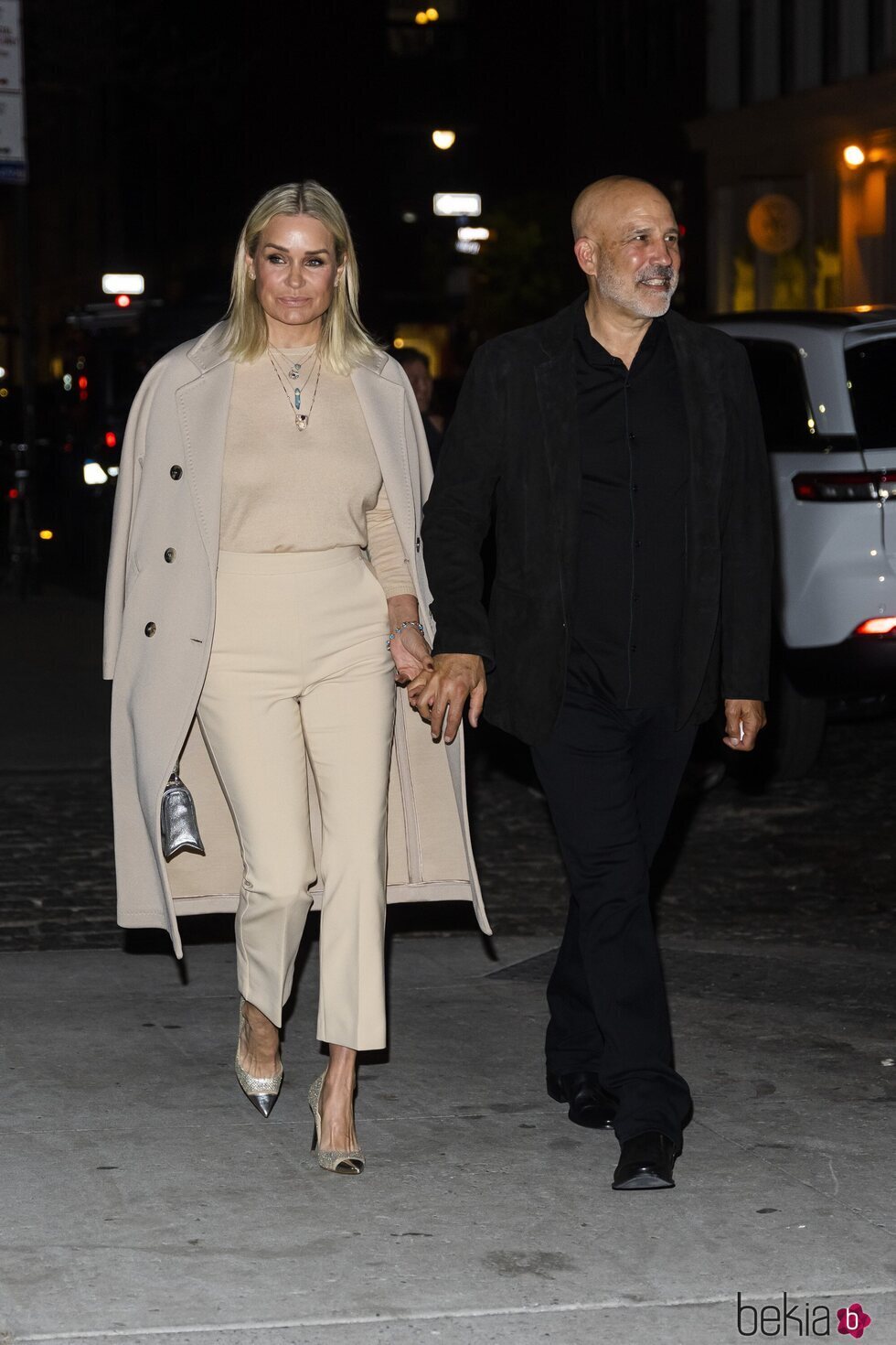Yolanda Hadid y Joseph Jingoli en el 27 cumpleaños de Gigi Hadid