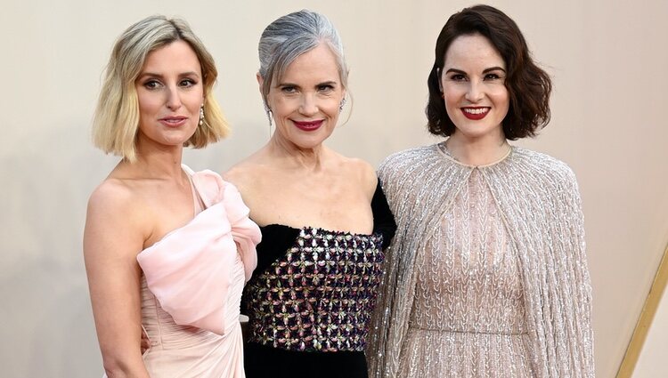 Michelle Dockery, Elizabeth McGovern y Laura Carmichael en la premiere de 'Downton Abbey: Una nueva era'
