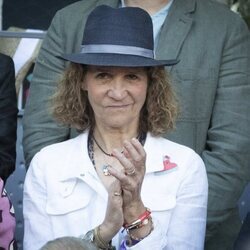 La Infanta Elena en la final del Mutua Madrid Open 2022