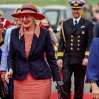 Margarita de Dinamarca y Beatriz de Holanda en una celebración en Amager