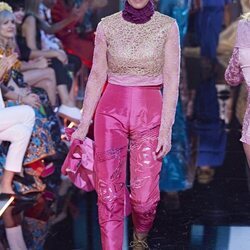 Rocío Carrasco desfilando en la 'Sálvame Fashion Week 2022'