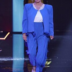 Carmen Borrego en el desfile Jóvenes diseñadores en la 'Sálvame Fashion Week 2022'