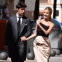 Teresa Andrés Gonzalvo e Ignacio Ayllón en la boda de Marta Lozano y Lorenzo Remohi