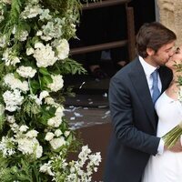 Marta Lozano y Lorenzo Remohi tras darse el 'sí, quiero'