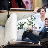 Marta Lozano y Lorenzo Remohi se marchan tras casarse en Jávea