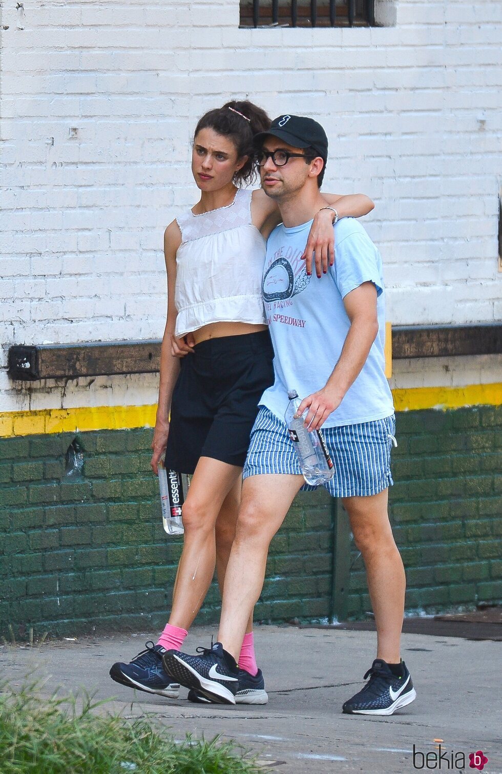 Margaret Qualley y Jack Antonoff en Nueva York