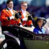 Los Duques de Gloucester y la Princesa Michael de Kent en Ascot 2022
