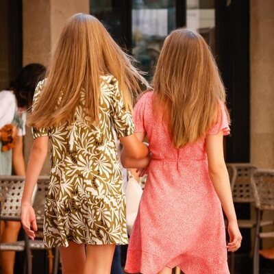 El paseo de la Familia Real por Palma durante sus vacaciones en Mallorca
