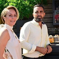 Rocío Carrasco y Fidel Albiac en la presentación del disco de Sofía Ellar
