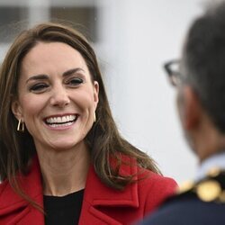 Kate Middleton, sonriente en su primer acto como Princesa de Gales