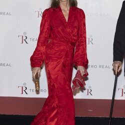 Isabel Preysler en el Teatro Real en el estreno de la ópera 'Aída'