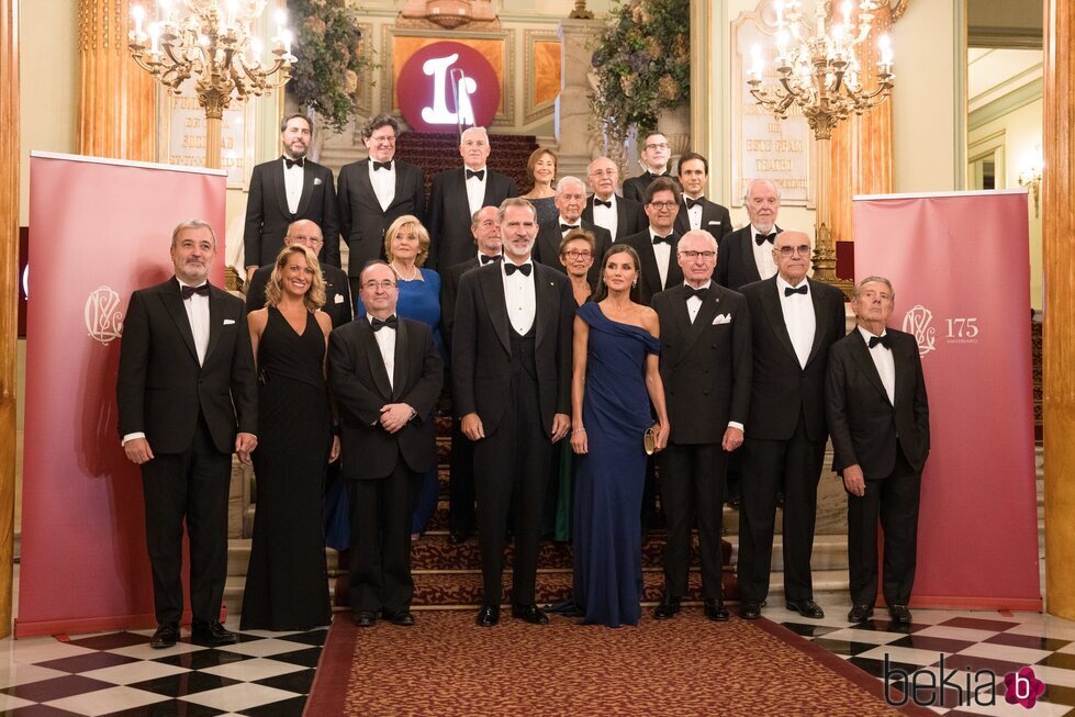 Los Reyes Felipe y Letizia asisten al 175 aniversario del Liceo de Barcelona