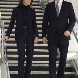 El Príncipe Guillermo y Kate Middleton a su llegada a Boston para el Earthshot Prize