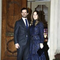 Carlos Felipe y Sofia de Suecia en el Concierto de Navidad de Vasastan