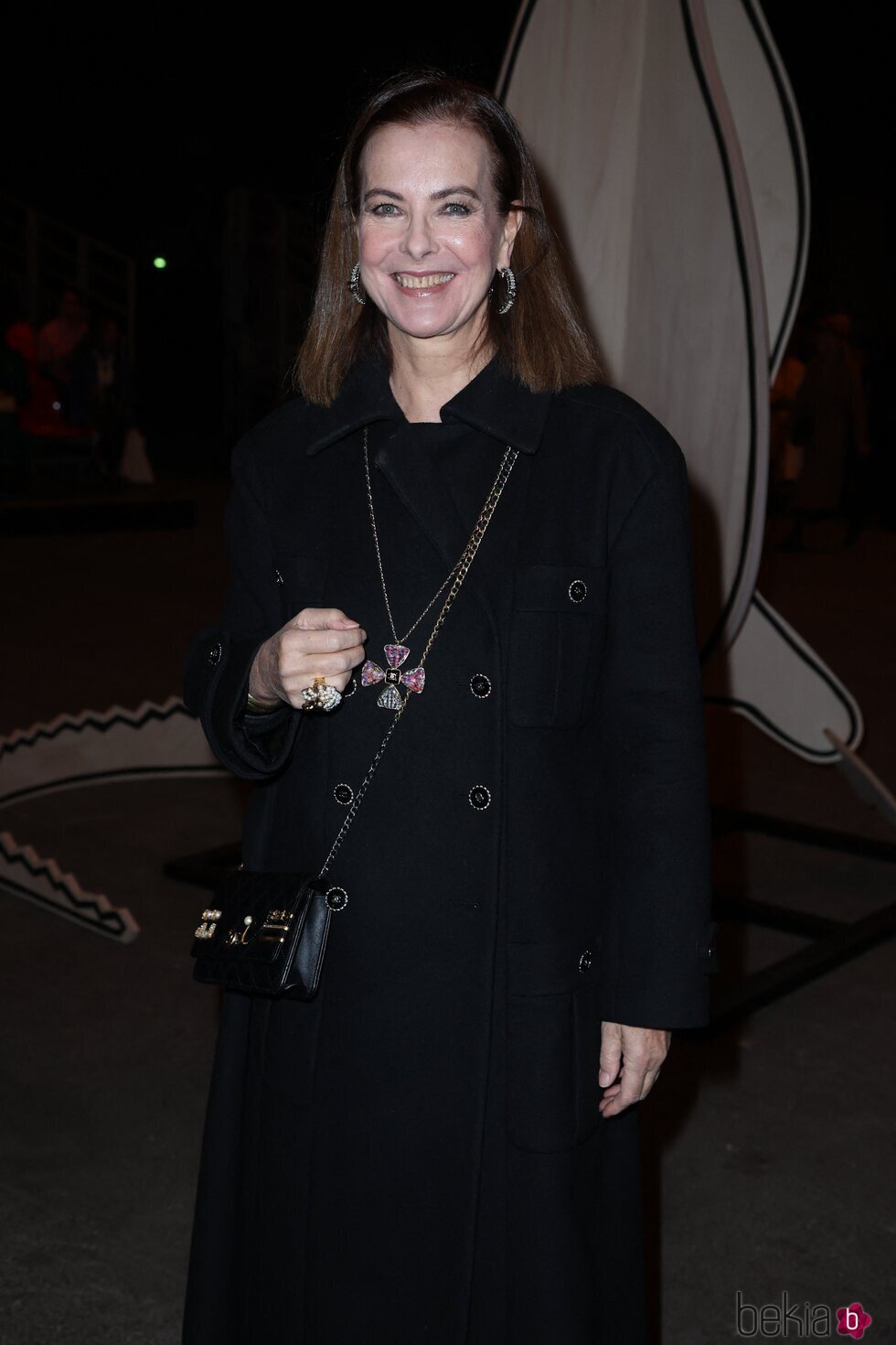 Carole Bouquet en el desfile de Alta Costura de Chanel en la Paris Fashion Week 2023