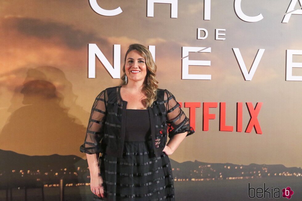 Carlota Corredera en la presentación de 'La chica de nieve'