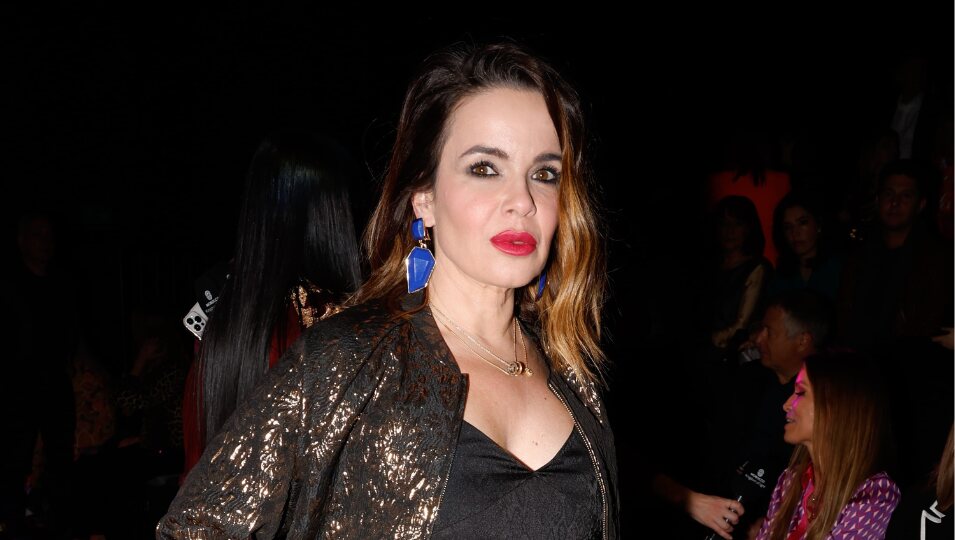 Carme Chaparro en el front row de la MBFWMadrid 2023