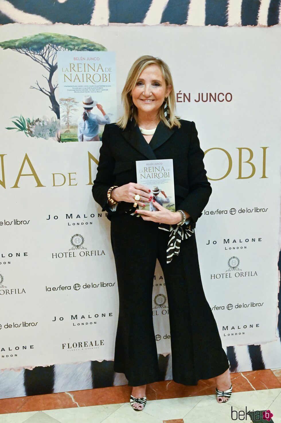 Belén Junco en la presentación de su novela 'La reina de Nairobi'