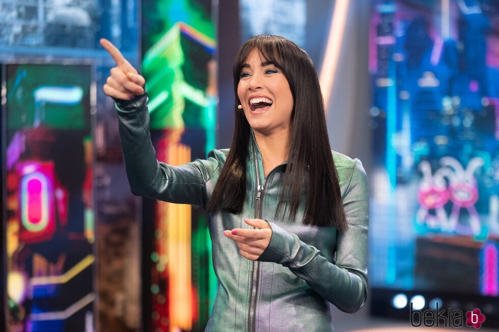 Aitana Ocaña en 'El Hormiguero' muy sonriente