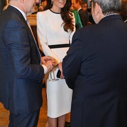 Kate Middleton en el almuerzo previo a la coronación en Buckingham Palace
