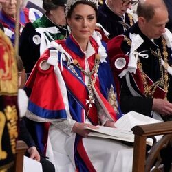 Kate Middleton durante la Coronación de Carlos III