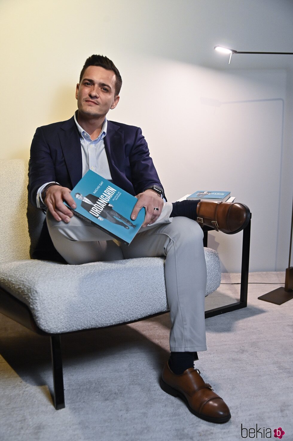 Nacho Gay con su libro 'Urdangarin. Relato de un naufragio'