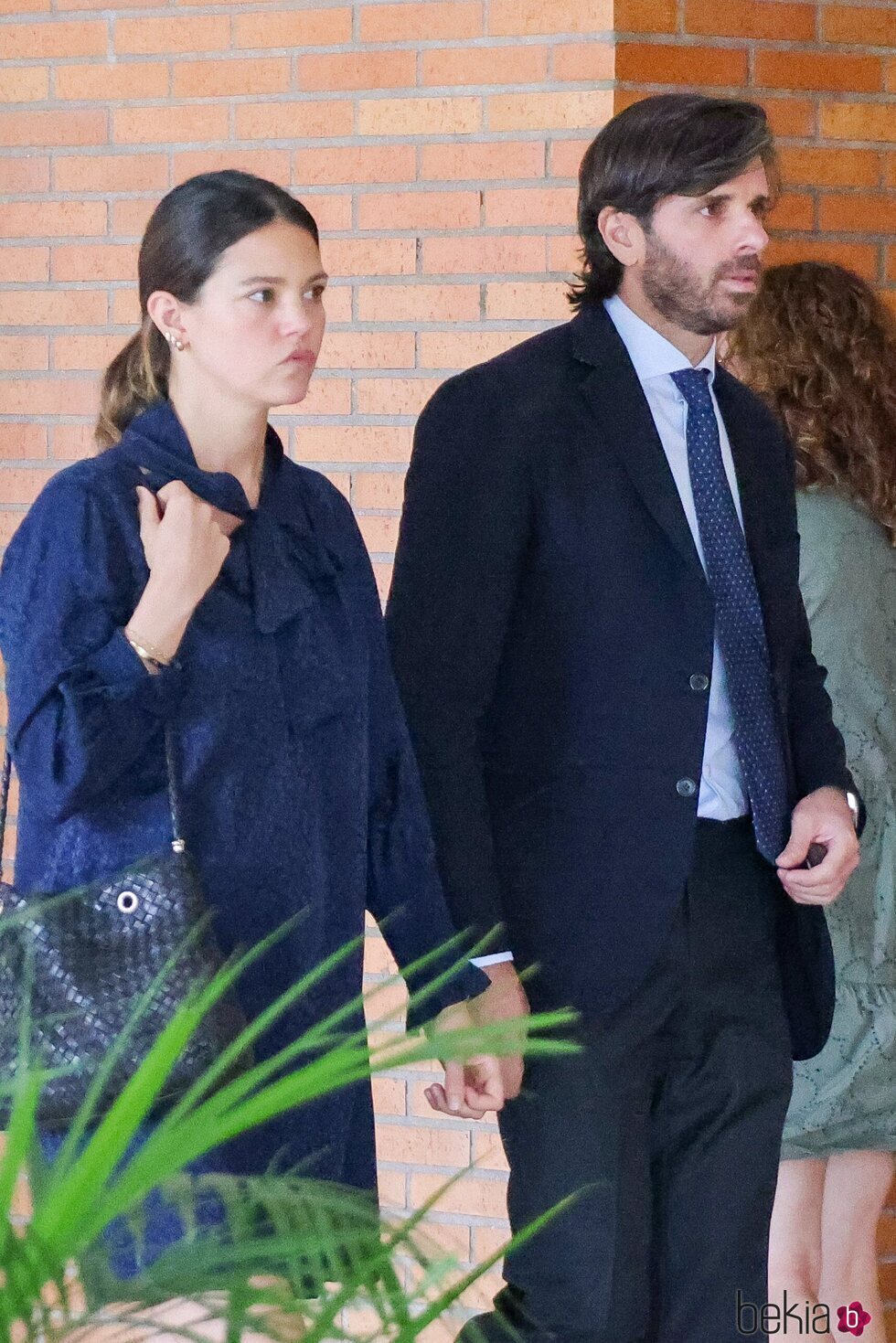 Álvaro Falcó e Isabelle Junot en el último adiós a Marta Chávarri