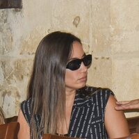 India Martínez en la capilla ardiente de María Jiménez