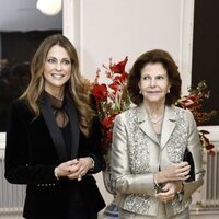 Magdalena de Suecia y Silvia de Suecia en el concierto por el 80 cumpleaños de Silvia de Suecia