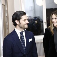 Carlos Felipe de Suecia y Magdalena de Suecia en el concierto por el 80 cumpleaños de Silvia de Suecia